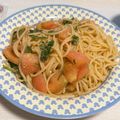 neneko's cooksnap of when they made 超シンプル！トマトと大葉で和風冷製パスタ.