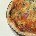 ちー、's cooksnap of when they made 簡単！ホウレン草とソーセージのキッシュ☆.