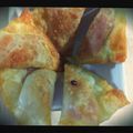 ゆっきろん's cooksnap of when they made 焼売の皮が余ったら…生ハムチーズ.
