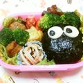 レッドたん's cooksnap of when they made キャラ弁♪まっくろくろすけ弁当.