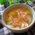 まろんかふぇ's cooksnap of when they made ベーコンと白菜のスープ.