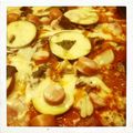 ゆみっちニコニコ's cooksnap of when they made ホットプレートでピザの具‼.