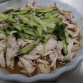 kaihatu's cooksnap of when they made あと一品！きゅうりと胸肉の中華サラダ♪.