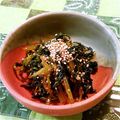 horimina's cooksnap of when they made 調味料は砂糖と醤油だけ！セロリのきんぴら.