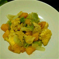 emi156's cooksnap of when they made 秋限定！柿とレタスと卵の炒め物.