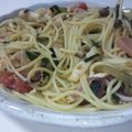 ゆうたんのママさん's cooksnap of when they made トマトとにらの味噌ペペロンチーノ。.