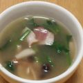 デヴリン's cooksnap of when they made ほうれんそう・しめじ・ベーコンのスープ.