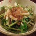 ちょびすけlove's cooksnap of when they made 長いもと水菜の梅サラダ.