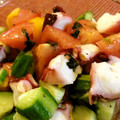 shihoapple's cooksnap of when they made トマトとたことキュウリで☆彡簡単マリネ.