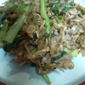 ももとちるちる's cooksnap of when they made 豚肉と小松菜、きのこ、ごぼうの塩麹炒め.