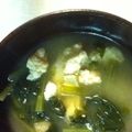 たねなしパン's cooksnap of when they made 超簡単　小松菜とつぶし豆腐の味噌汁.