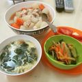 ぁいマァ's cooksnap of when they made ほうれん草とカニかまのスープ.