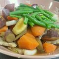 めかにか's cooksnap of when they made 豚バラ肉と根菜の炒め煮.