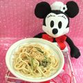みなみんくっきんぐ's cooksnap of when they made えりんぎと水菜のゴマダレパスタ.