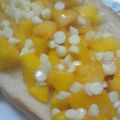 RURUuu's cooksnap of when they made マンゴー＆ホワイトチョコのトースト.
