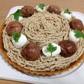 ☆りょりょママ★'s cooksnap of when they made 秋の定番☆渋皮煮のモンブランタルト.