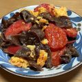 たっきい1026's cooksnap of when they made トマトと木耳の卵炒め.