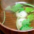 lillamii's cooksnap of when they made お吸い物に★ホウレン草入り団子.