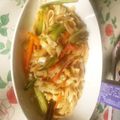 さくとも43's cooksnap of when they made ソース焼きうどん.
