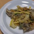 きらり流れ星's cooksnap of when they made 生姜風味サクサクかき揚げ.