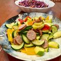 Superlittleboo's cooksnap of when they made ズッキーニと豚肉のオイスターソース炒め.