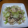 さとみんみん's cooksnap of when they made 鶏むね肉とレタスのあっさり中華炒め.