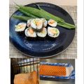 horseland's cooksnap of when they made サーモンスキンロール♪.