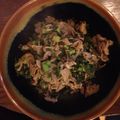 ManmaMiwa's cooksnap of when they made 大根の葉と豚バラ肉の味噌炒め.