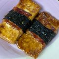 ひぃちゃんひー's cooksnap of when they made 節約ヘルシー♪豆腐のテリマヨベーコン巻き.