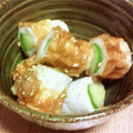 ふなここ's cooksnap of when they made きゅうりinちくわ梅胡麻和え :).