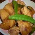 sawaneco's cooksnap of when they made ごはんもりもり！　新じゃがと鶏肉のうま煮.