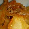 みししっぴっwを's cooksnap of when they made ＊キムチ味の豚ひき肉じゃが＊～韓国風♪.