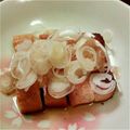 sweetbox25's cooksnap of when they made 簡単おつまみ＊トースターでカリッと油揚げ.