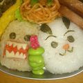 太陽とたまご's cooksnap of when they made 【キャラ弁】ななみちゃん.