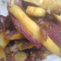 まろぴ～ぬ's cooksnap of when they made ☆さつまいもと豚肉炒め☆.