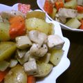 ponta58's cooksnap of when they made 極旨じゃがいもと鶏肉の白ワイン煮込み.