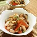 時花菜's cooksnap of when they made きのことお豆のヘルシーサラダ♫♬.