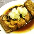 meff's cooksnap of when they made 豆腐ステーキにんにく醤油.