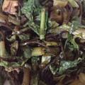 kilmarnock's cooksnap of when they made くるみと塩昆布で大根葉炒め☆.