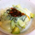 ダサコ's cooksnap of when they made レンチン アボカドチーズ塩こんぶご飯.