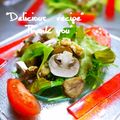 putimiko's cooksnap of when they made ＊栗とマッシュルームの秋味サラダ＊.