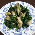 ３７チュウ's cooksnap of when they made 牡蠣と☆小松菜のナンプラー炒め.