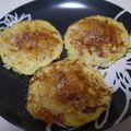 りらっくま～こ's cooksnap of when they made カリカリじゃがいものミニお好み焼き.