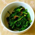 ミヤクミ's cooksnap of when they made 桜えび入りほうれん草のおひたし.