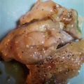 望月蝶's cooksnap of when they made 鶏モモ肉のガーリックステーキ.