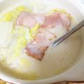 ＊にゃー＊'s cooksnap of when they made 白菜と豚バラの中華風クリーム煮.