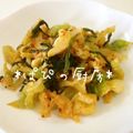 papikun's cooksnap of when they made きゃべつとにらのみそ＆食べるラー油和え.