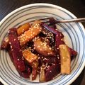 satokohime's cooksnap of when they made 揚げない大学芋.