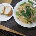 はらぺこ青虫's cooksnap of when they made ベーコンとほうれん草の簡単ペペロンチーノ.
