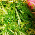 chic_tac's cooksnap of when they made 簡単♪♪しゃきしゃき水菜のごま和え♪♪.